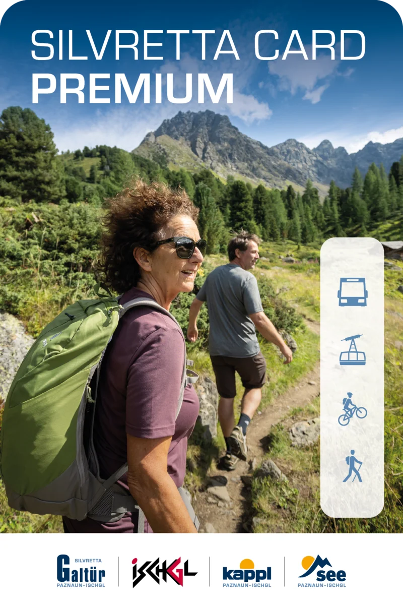 Silvretta Card Premium – Kartenansicht Sommer 2026